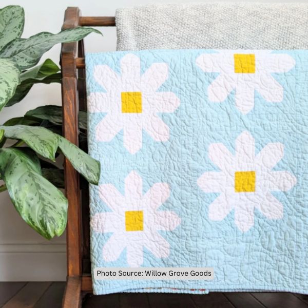 Daisy Quilt Idea from Willow Grove Goods