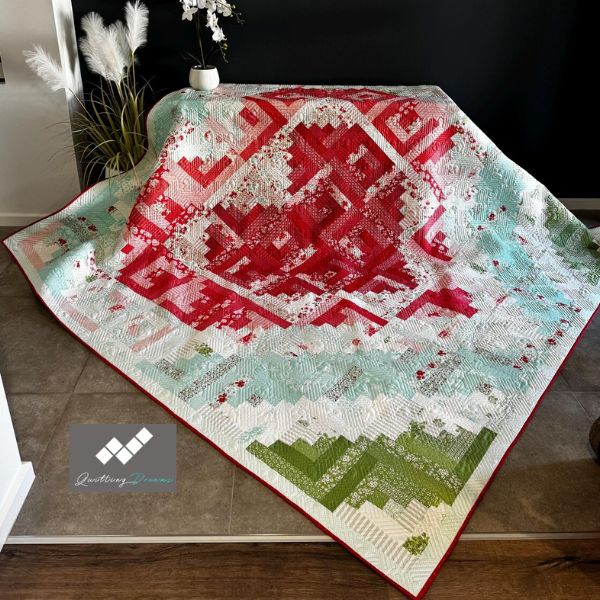 Echoing Hearts Quilt Pattern - etsy