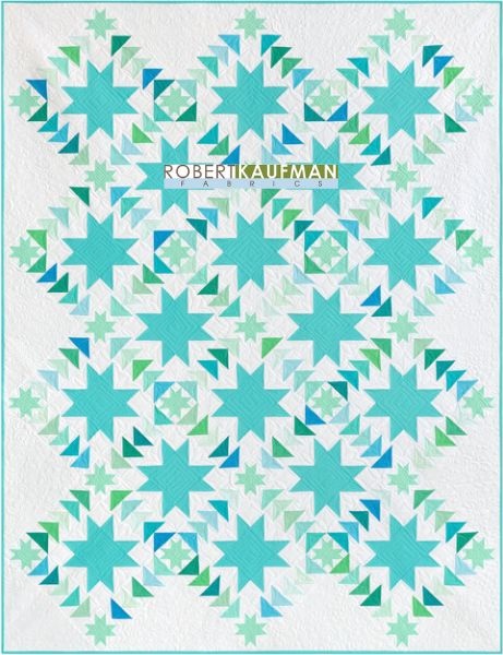 Geometric Shooting Stars - free quilt pattern
