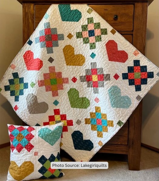 Granny Love Quilt Pattern - etsy
