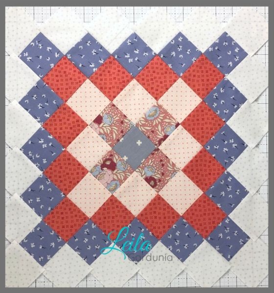 Jumbo Granny Square Block - free quilt pattern