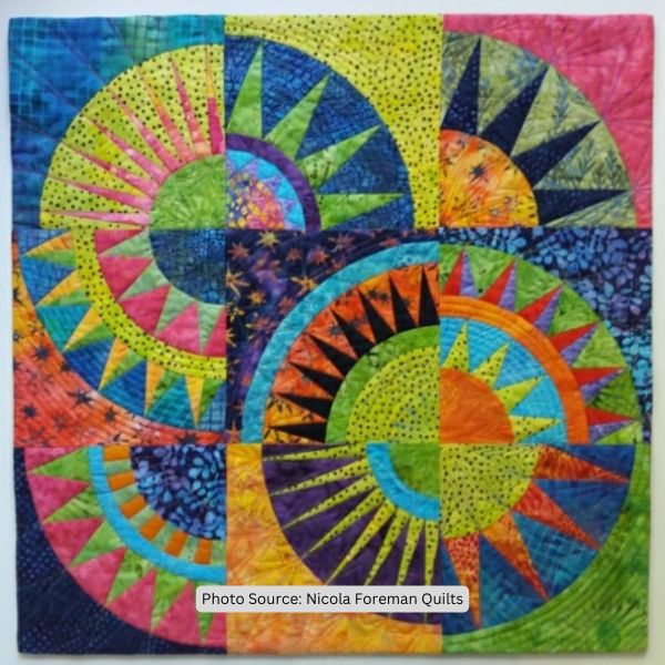 New York Beauty Quilt Idea from Nicola Foreman Quilts