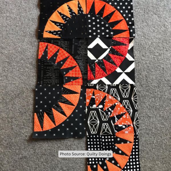New York Beauty Quilt Idea from Quilty Doings