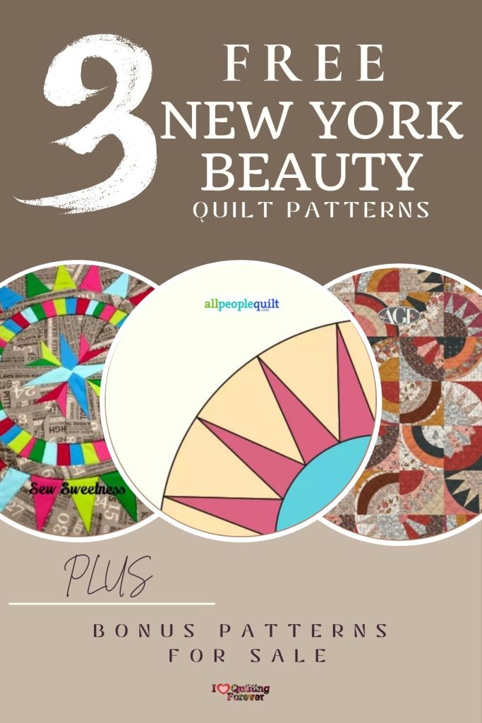 New York Beauty Quilt Patterns Roundup 1 ILQF Pinterest