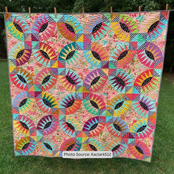 Pickle Dish Quilt Idea from Kaclark512