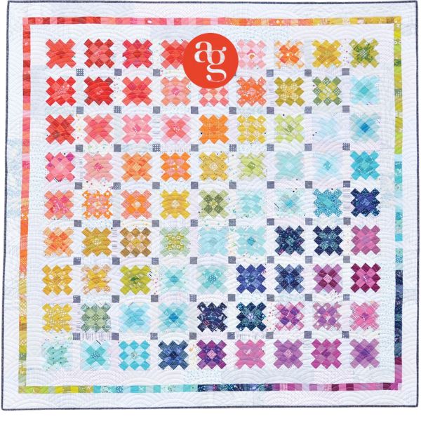 Rainbow Granny Squares Quilt Pattern - etsy