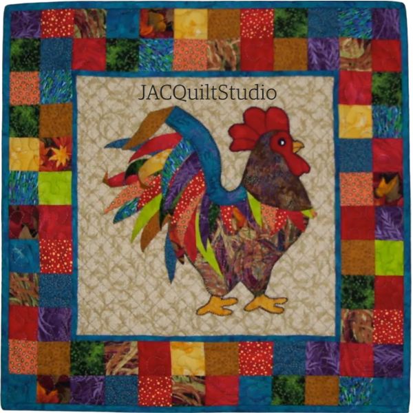 Reginald Rooster Quilt Pattern - etsy