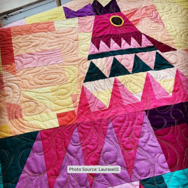 Rooster Quilt Idea from Laurasell1