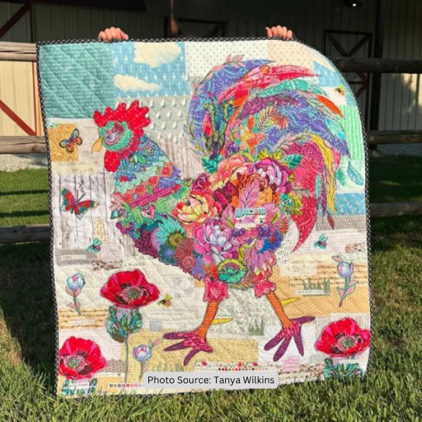 Rooster Quilt Idea from Tanya Wilkins