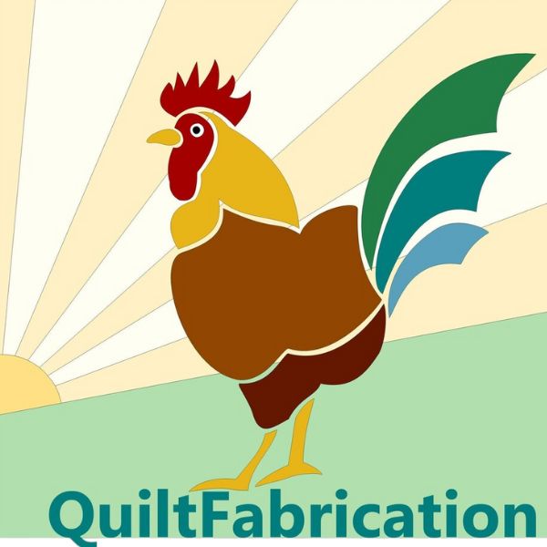 Rooster Sunrise Applique Quilt Block Pattern - etsy