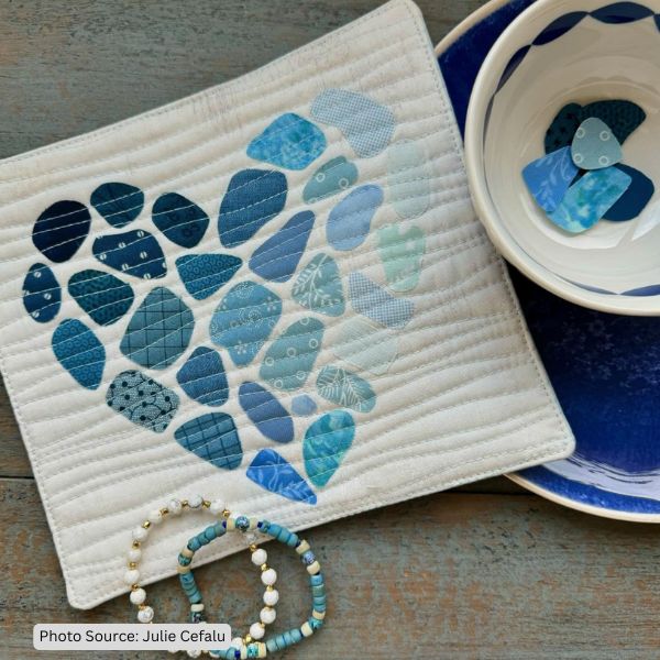 Sea Glass Quilt Idea from Julie Cefalu2