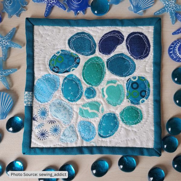 Sea Glass Quilt Idea from sewing_addict