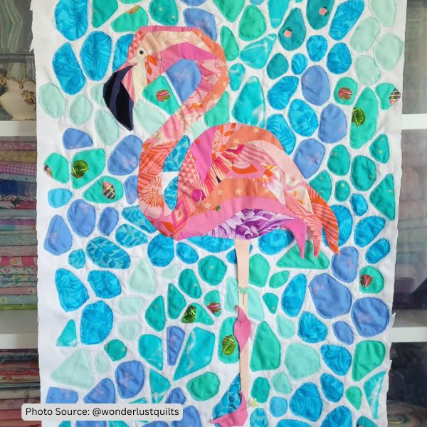 Sea Glass Quilt Idea from wonderlustquilts