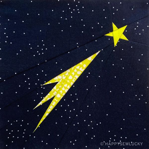 Shooting Star FPP Quilt Block Pattern - etsy