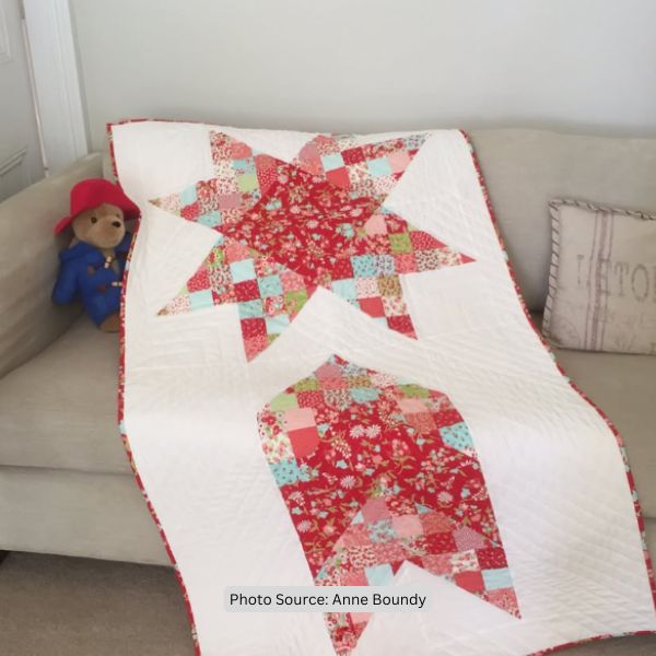 Shooting Star Quilt Idea from Anne Boundy