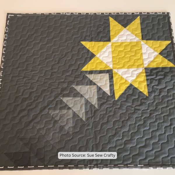Shooting Star Quilt Idea from Sue Sew Crafty