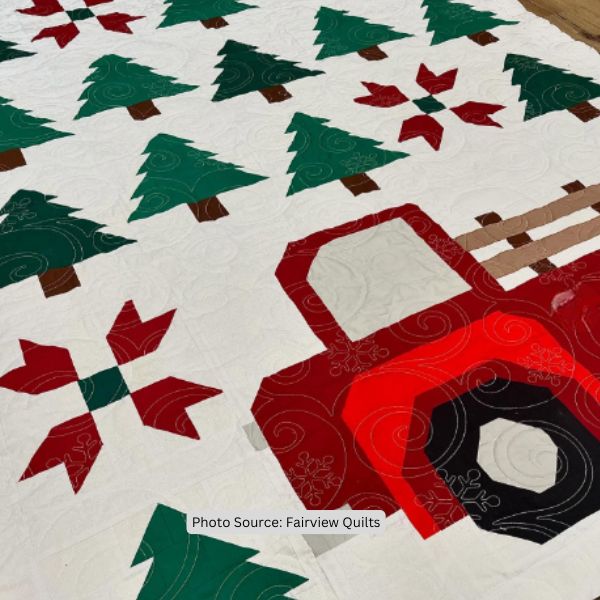Truck Quilt Idea from Fairview Quilts
