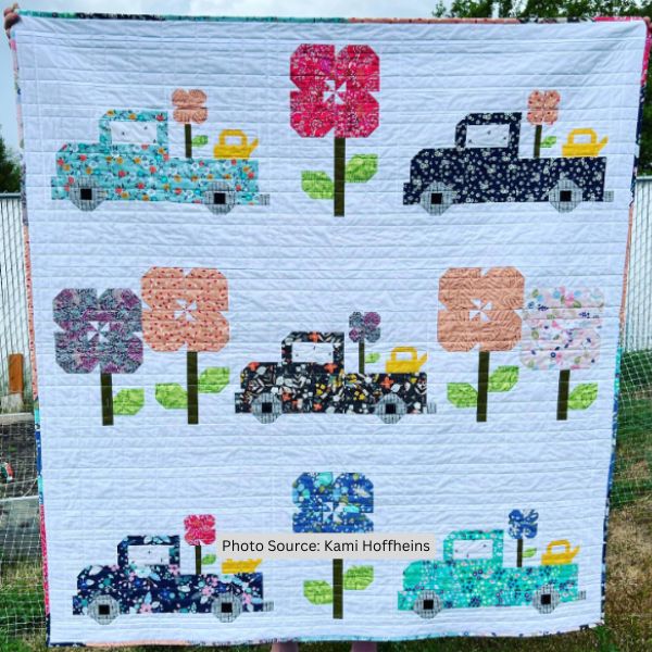 Truck Quilt Idea from Kami Hoffheins