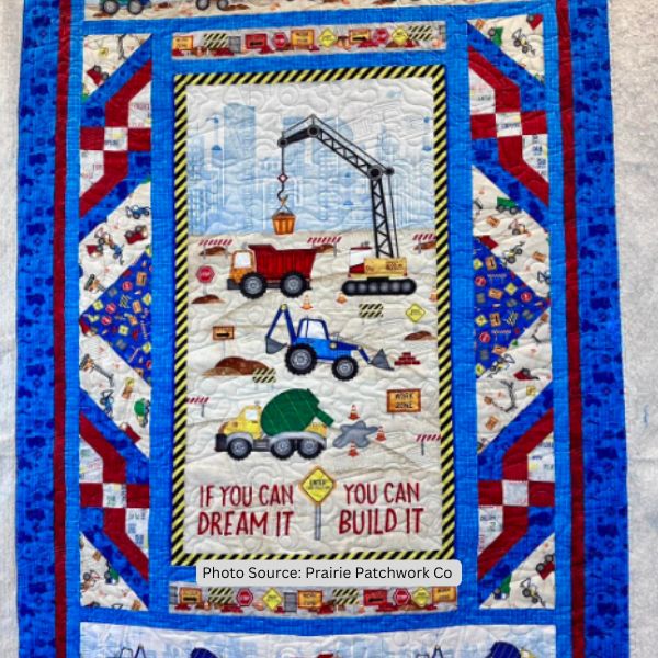 Truck Quilt Idea from Prairie Patchwork Co