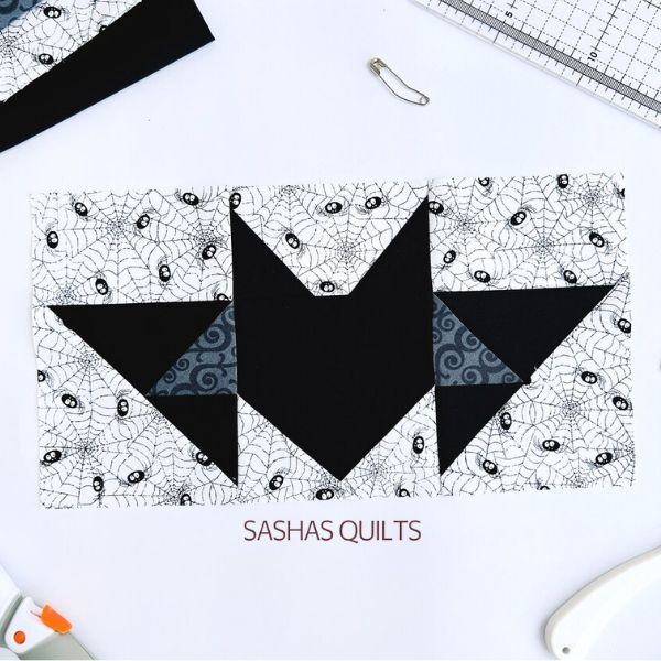 Bat Quilt Block Pattern - etsy