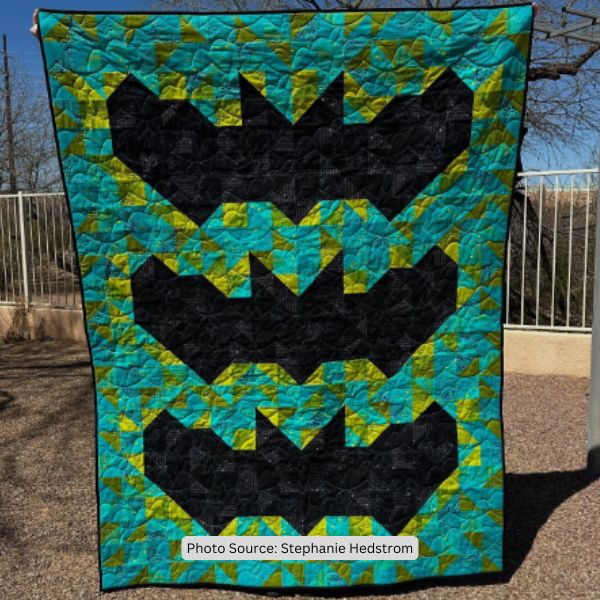 Bat Quilt Idea from Stephanie Hedstrom