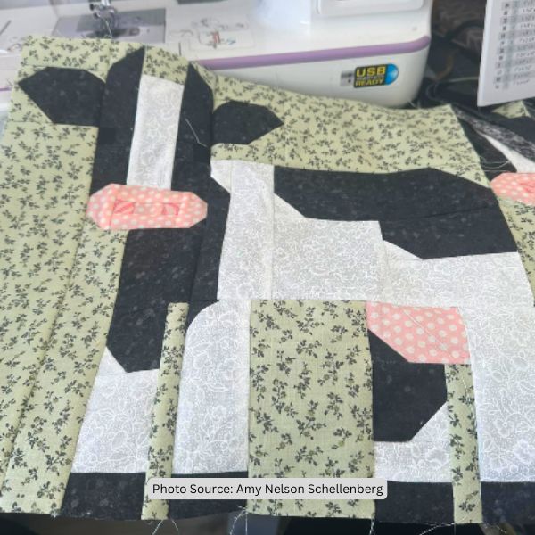 Cow Quilt Idea from Amy Nelson Schellenberg