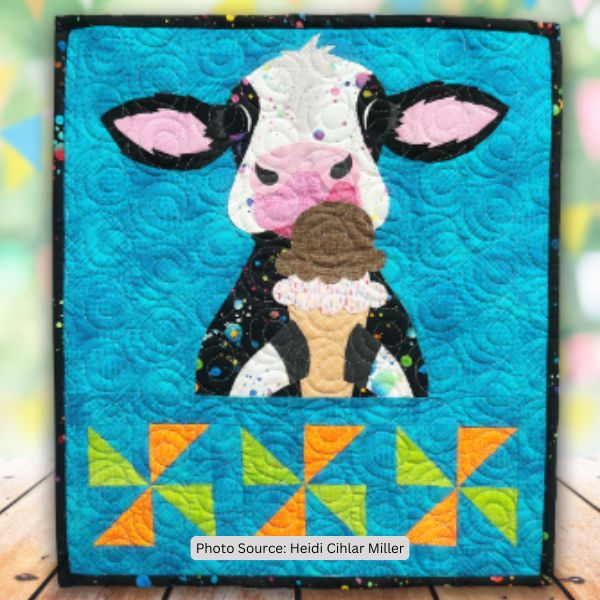 Cow Quilt Idea from Heidi Cihlar Miller