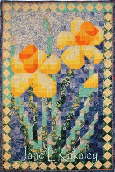 Daffodil Mosaic Art Quilt Pattern - etsy