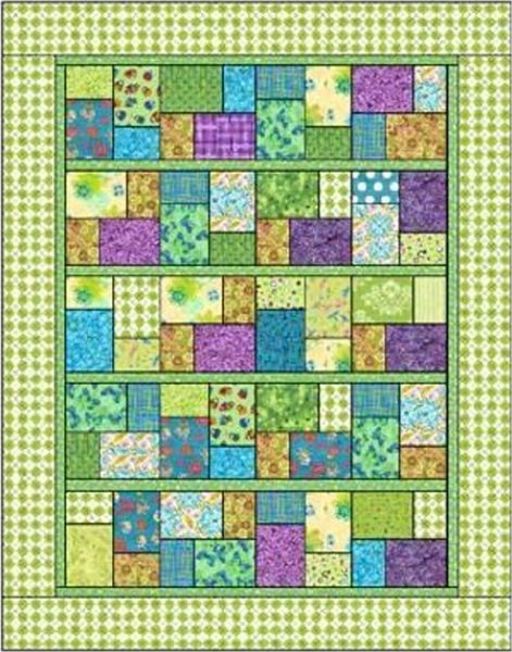 Double Slice Layer Cake - free quilt pattern