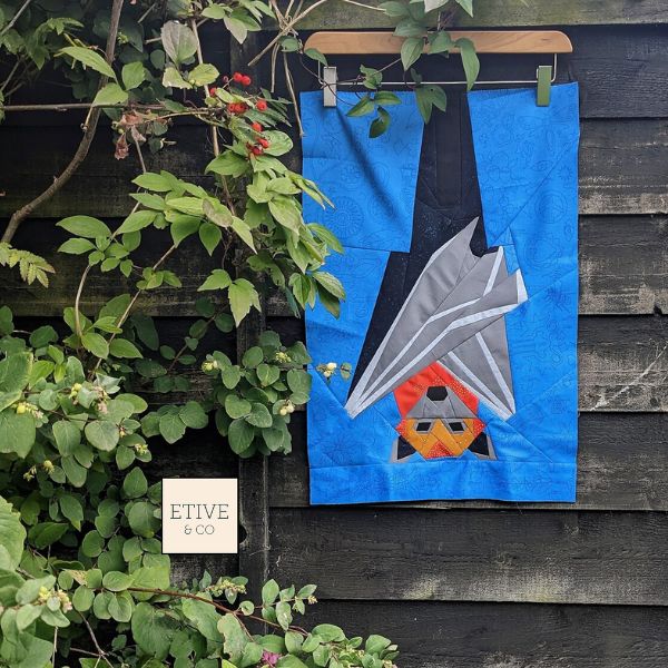 Fruit Bat Quilt Block Pattern - etsy