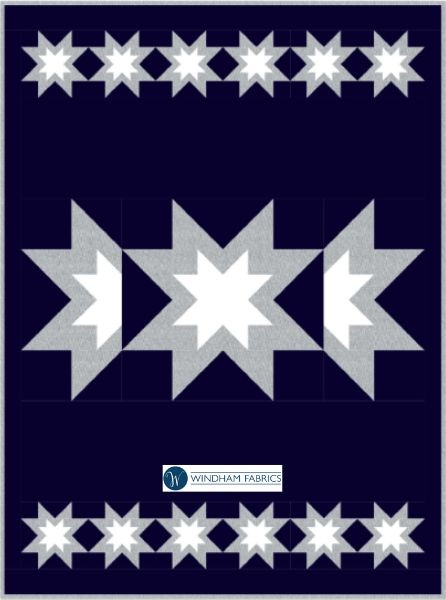 Midnight Star - free quilt pattern