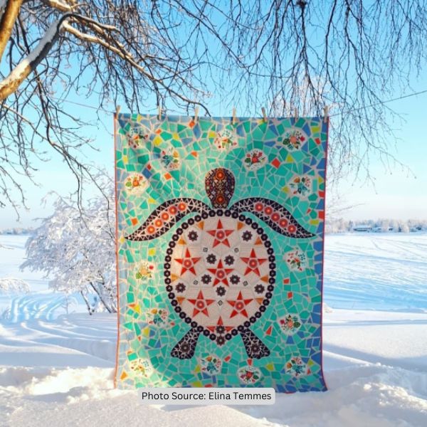Mosaic Quilt Idea from Elina Temmes