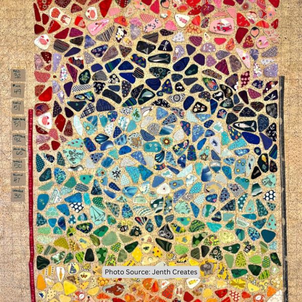Mosaic Quilt Idea from Jenth Creates