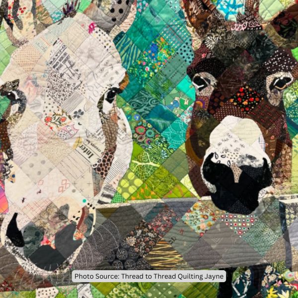 Mosaic Quilt Idea from Thread to Thread Quilting Jayne