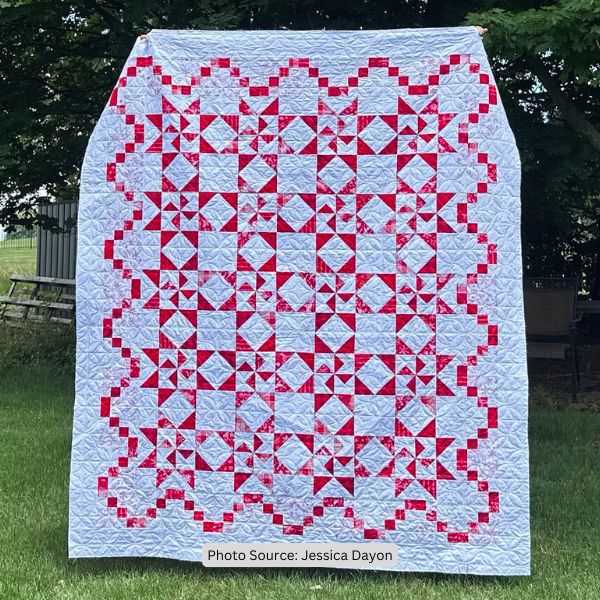 White Tidings Quilt Pattern - etsy