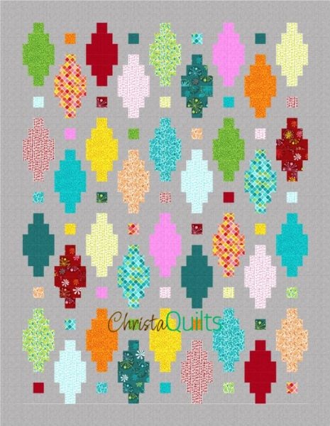 Beaded Lanterns - free quilt pattern