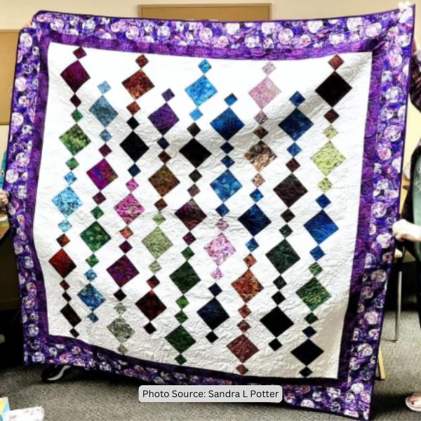 Beads Quilt Idea from Sandra L Potter