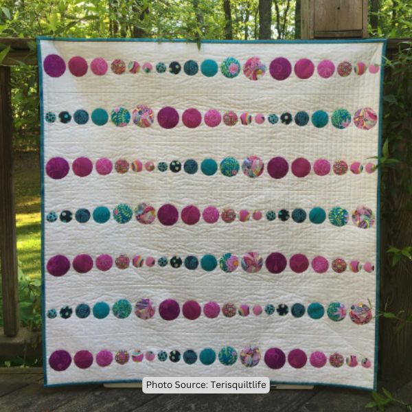 Beads Quilt Idea from Terisquiltlife