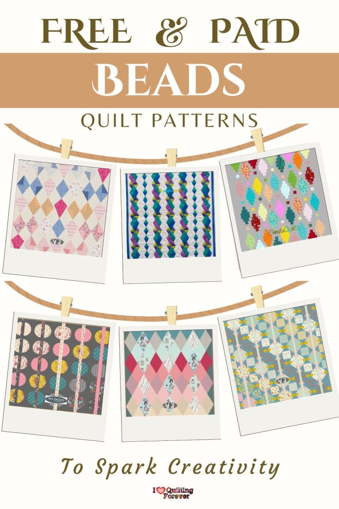 Beads Quilt Patterns Roundup 3 ILQF Pinterest