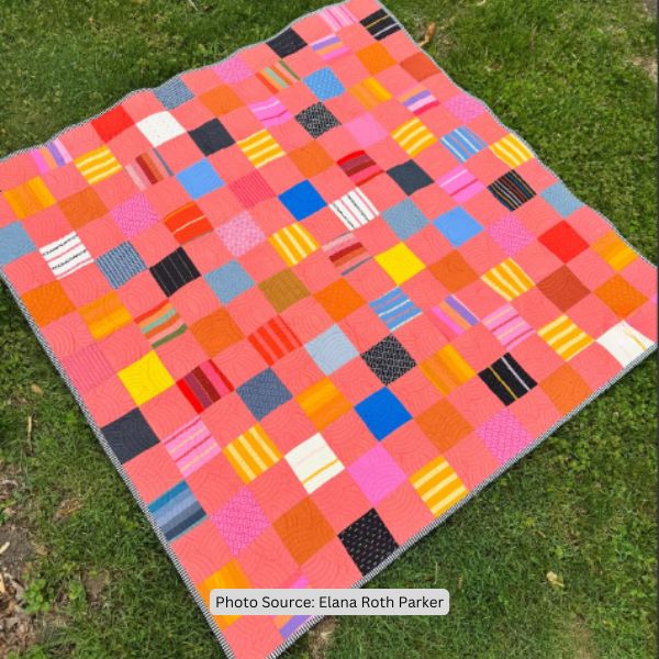 Checkerboard Quilt Idea from Elana Roth Parker