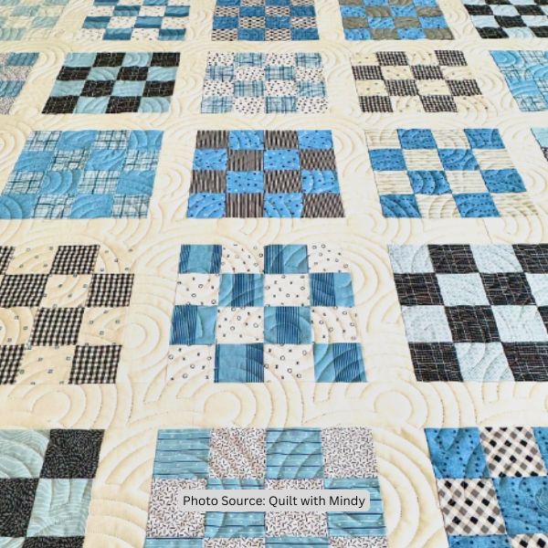 Checkerboard Quilt Idea from Quilt with Mindy