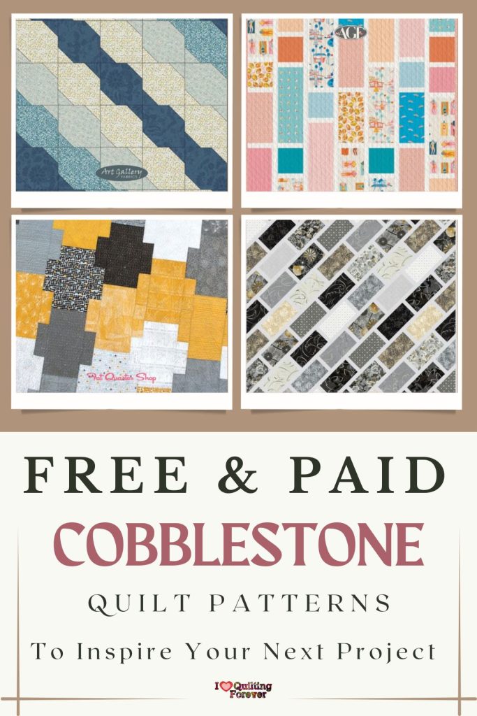 Cobblestone Quilt Patterns Roundup 3 ILQF Pinterest