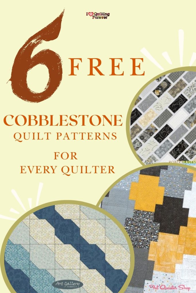 Cobblestone Quilt Patterns Roundup 4 ILQF Pinterest