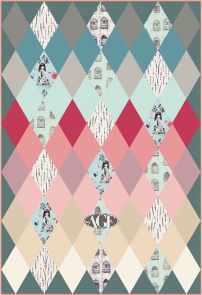 Diamonds Suit - free quilt pattern