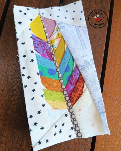 Feather FPP Quilt Block Pattern - etsy