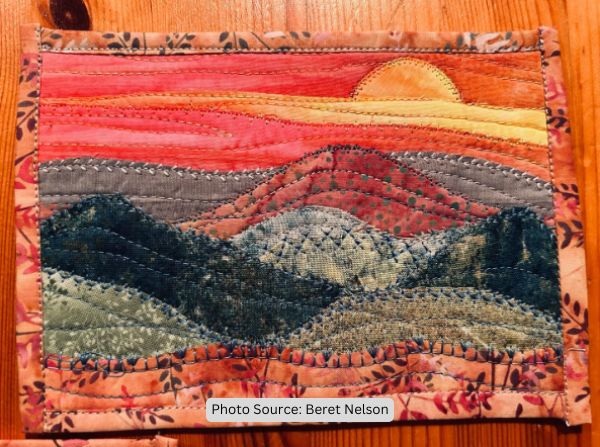 Landscape Quilt Idea from Beret Nelson