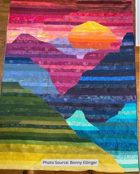 Landscape Quilt Idea from Bonny Ellinger
