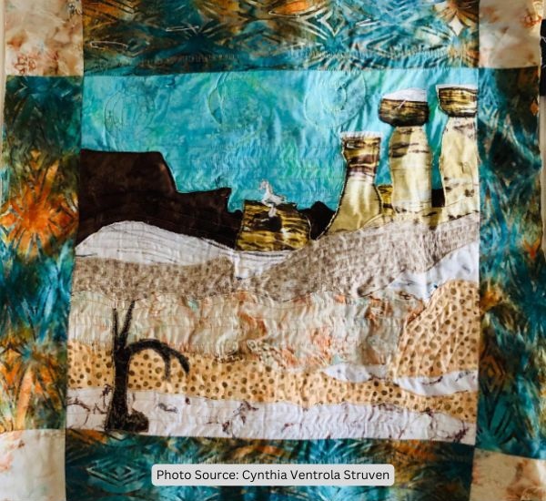 Landscape Quilt Idea from Cynthia Ventrola Struven