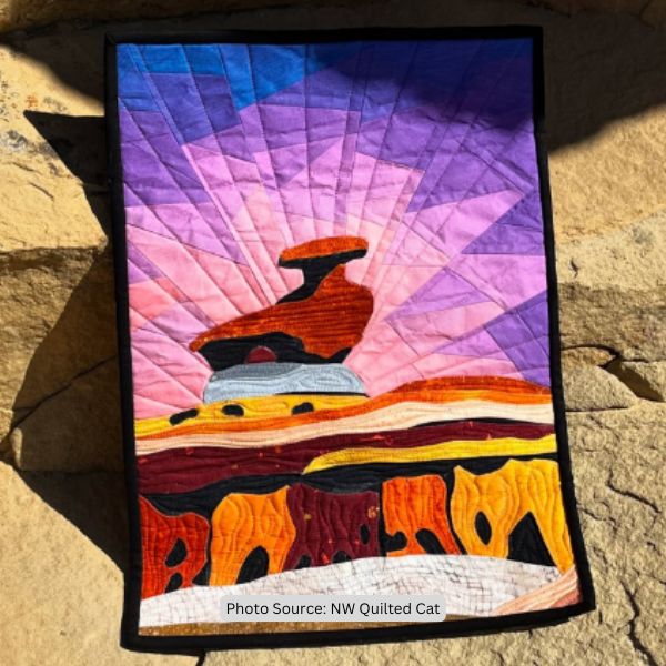 Landscape Quilt Idea from NW Quilted Cat