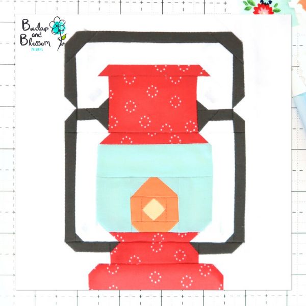 Lantern Camping Quilt Block Pattern - etsy